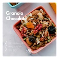 Granola siêu hạt vị chocolate , Ngũ cốc giảm cân , Tốt cho sức khoẻ, 15% yến mạch , Thêm óc chó đỏ , 500gr