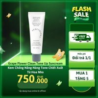 Grape Flower Clean Tone Up Suncream - Kem Chống Nắng Nâng Tone Chiết Xuất Từ Hoa Nho