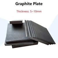 Graphite Plate Tấm than chì Tấm than chì Điện cực than chì Than chì Than chì Tấm Carbon có độ tinh khiết cao Khuôn DIY Sử dụng Độ dày in 3D 5 ~ 10mm