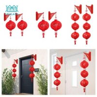 Grara 2x Đèn Lồng Trung Quốc 2025 Năm Mới Đèn Lồng Trang Trí Nhân Vật Fu Đổ Xô Đèn Lồng Vải Cho Đám Cưới, Tiệc, Gia Đình,