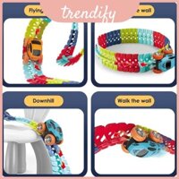 Gravity Zero Magic Car Track Play Set Với Led Race Car Và Glow In The Dark Rainbow Tracks Perfect Kids Quà tặng cho