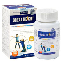 Great Height, hỗ trợ phát triển chiều cao, cải thiện tình trạng còi xương ở trẻ
