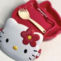 Great Sanrio Bento Box Hello Kitty Hộp Cơm Trưa Di Động Trẻ Em Học Sinh Cắm Trại Ngoài Trời Dã Ngoại Thực Phẩm Hình Chữ Nhật Hộp Ngoài Trời Bento Box
