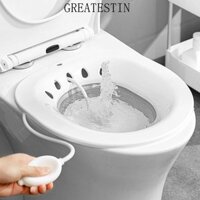 Greatskss Chậu rửa nữ, Chậu rửa nữ tự làm sạch gấp, Chăm sóc sau sinh di động dành cho nữ Bộ phận riêng tư Lưu vực Ghế vệ sinh cho bà mẹ Nhà vệ sinh dành cho người lớn