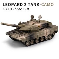 Greatt-99 Main Battle Tank Diecast Leopard 2 Xe Tăng Quân Sự Hợp Kim Mô Hình Xe Thiết Giáp Âm Thanh Ánh Sáng Kéo Lại Bộ Sưu Tập M1A2 Xe Tăng Đồ Chơi Cho Trẻ Em Quà Tặng