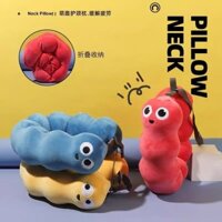 Greedy Rắn Sáng Tạo Gối Hình Chữ U Nhân Viên Văn Phòng Ngủ Du Lịch Di Động Máy Bay Cổ Gối Văn Phòng Phải-Có