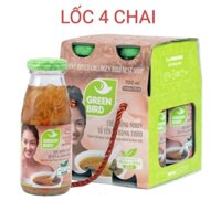 GREEN BIRD YẾN SÀO VÀ DƯỠNG NHAN LỐC 4*175ML