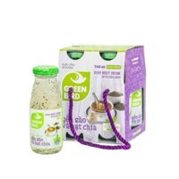 Green Bird Yến Sào Và Hạt Chia Lốc 4 Chai x 185ml
