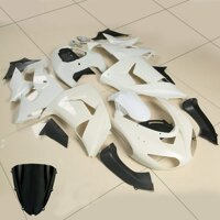 Green-L Unpainted ABS Injection Fairings Kit Bodywork with Windshield Fit for Kawasaki Ninja ZX10R 2006-2007