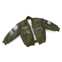 Green Nylon Flight Jacket - Youth
