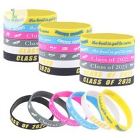 Grg 36 Chiếc Loại 2025 Vòng Tay Silicon Tốt Nghiệp Vòng Tay Cao Su Vòng Tay Lễ Kỷ Niệm Tốt Nghiệp Niềng Răng Dành Cho Giáo Viên Học Sinh G VN