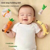Grip Doll Bé Chống Sốc Cầm Tay Cà Rốt Chuối Vỏ Búp Bê Thoải Mái Búp Bê Bé Ngủ Tay Cầm Đồ Chơi Ngủ Coax Ngủ Dụng Cụ Tiện Dụng