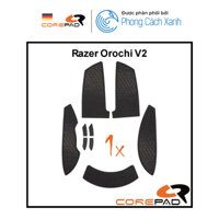 Grip tape miếng dán chống trượt Corepad Soft Grips Razer Orochi V2 - Hàng Chính Hãng - Black