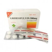Griseofulvin 500mg Vidipha 10 vỉ x 10 viên