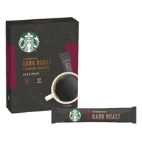 [Gro Gift] Quà Tặng Cà phê đen hòa tan cao cấp Starbucks Rang Đậm (Hộp 10 gói x 2.3g)