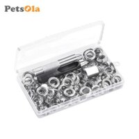 Grommets Khoen Dụng Cụ Rèm Grommet Thủ Công Kim Loại Với 3 Dụng Cụ Lắp Đặt, Dự Án DIY, Dụng Cụ Khoen Cho Giày Vải Bạt