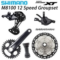 Group Shimano Deore XT M8100 1x12 Tốc Độ Chiều Dài Đùi 170Mm 34T Líp 10-51T Dành Cho Xe MTB