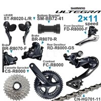 Group Shimano Ultegra R8020 phanh dầu - bộ