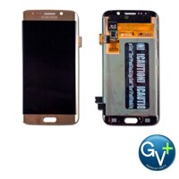 Group Vertical Replacement AMOLED Touch Screen Digitizer Display Assembly Compatible with Samsung Galaxy S6 Edge (Gold Platinum) (SM-G925, G925F, G...
