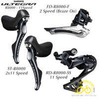 Groupset Mini 3 Món: Tay đề lắc, Sang đĩa, Củ đề xe đạp SHIMANO ULTEGRA R8000 2×11 Speed