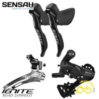 Groupset Mini 3 Món: Tay đề lắc, Củ đề, Sang đĩa xe đạp SENSAH IGNITE 2x9 Speed