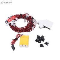 Grouptree 1 Bộ Đèn LED RC Flash 8 Hệ Thống Chiếu Sáng LED Cho Máy Bay Trực Thăng RC VN
