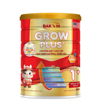 Grow Plus 1+ Chuyên biệt cho trẻ suy dinh dưỡng, thấp còi (dành cho trẻ từ 1 - 2 tuổi)