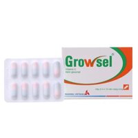 Growsel bổ sung kẽm và vitamin C, tăng đề kháng (3 vỉ x 10 viên)