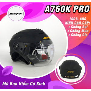 Mũ bảo hiểm GRS A760K - bóng, 1 màu