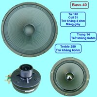 [GRTQ]Bộ loa bass 4 tấc 3 đường tiếng chuyên cho mạch loa kéo TPA3116D2