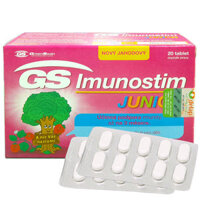 GS Imunostim Junior, hỗ trợ tăng cường chức năng hệ miễn dịch cho trẻ em
