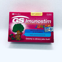 Gs Imunostim Junior Viên Nhai Tăng Đề Kháng Đặc Hiệu Hô Hấp cho trẻ - Hộp 20 Viên