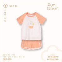 GS152 - 6M/5Y Bộ raglan Bakery cam