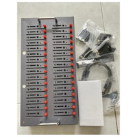 GSM modem 32 cổng hỗ trợ nhận mã OTP tin nhắn cuộc gọi nhanh chóng tiện lợi Kèm phần mềm Hỗ trợ phần mềm trọn đời