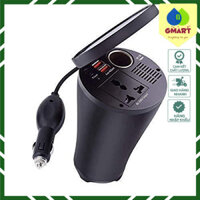 GSmart - Biến Tần Chuyển Nguồn Giữ Cốc Ô tô 150W Car Power Inverter Cup Holder