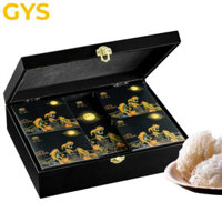 GSY_Hộp 4 bánh trăng vàng BLACK & GOLD Yến Sào