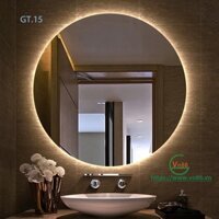 GT15. Gương đèn led tròn. Thích hợp: Bàn trang điểm, gương phòng tắm, phòng ăn, phòng khách, trang trí cửa hàng, cafe