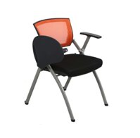 GTB01 – Ghế tựa khung thép sơn tĩnh điện, lưng nhựa bọc lưới