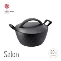 GTH3202-IH – Nồi Lock&Lock Salon 2 tay cầm 20cm (Có thể sử dụng bếp từ ) – Màu đen