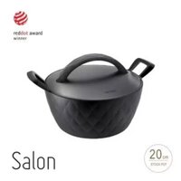GTH3202-IH – Nồi Lock&Lock Salon 2 tay cầm 20cm (Có thể sử dụng bếp từ ) – Màu đen