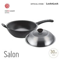 GTH3285-IH – Chảo sâu lòng Lock&Lock Salon 28cm (Có thể sử dụng bếp từ) – Màu đen