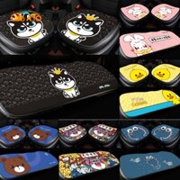 GTIOATO Đệm Ghế Ô Tô LóT Ghế Xe HơI LóT Ghế Oto Đệm Bọc Ghế Ngồi Xe Thảm Ghế Ô Tô Phim Hoạt Hình Trang Trí NộI ThấT Ô Tô Phụ KiệN Ô Tô