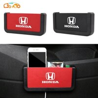 GTIOATO Hộp Đựng Điện Thoại Trên Oto Hộp Đựng Điện Thoại Trên Xe Túi Đựng Điện Thoại Trên Ô Tô Khay ĐựNg Đồ Ô Tô HộP ĐựNg Đồ TrêN Ô Tô Phụ Kiện Xe Hơi Cho Honda City BRV Civic Jazz Brio CRV Accord HRV Mobilio Odyssey Fit