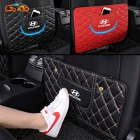GTIOATO Tấm Bảo Vệ Lưng Ghế Oto Da Tấm Ốp Lưng Ghế Ô Tô Bảo Vệ Lưng Ghế MiếNg LóT ChốNg ThấM TúI Treo Đồ Sau Ghế Ô Tô Phụ Kiện Xe Hơi Cho Hyundai Grand Starex Avante Accent I10 Santa Fe Kona Venue Tucson Sonata Ioniq Creta I20 SantaFe