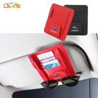 GTIOATO Tấm Che Nắng Ô Tô Ví ĐựNg GiấY Tờ Xe Ô Tô TúI ĐựNg GiấY Tờ Xe Ô Tô Ví Để GiấY Tờ Xe Ô Tô Kẹp Kính Ô Tô HộP ĐựNg Đồ TrêN Ô Tô Phụ Kiện Xe Hơi Cho Subaru Forester Outback XV Impreza WRX STI Levorg BRZ