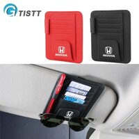 GTISTT Ví ĐựNg GiấY Tờ Xe Ô Tô Tấm Che Nắng Ô Tô Ví ĐựNg ĐăNg KiểM Xe Ô Tô TúI ĐựNg GiấY Tờ Xe Ô Tô Kẹp Kính Ô Tô Cho Honda City BRV Civic Jazz Brio CRV Accord HRV Mobilio Odyssey Fit