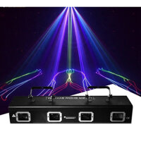 [GTP] ĐÈN LASER QUÉT TIA 4 CỬA 7 MÀU - THÍCH HỢP DÙNG TRONG SÂN KHẤU CHUYÊN NGHIỆP , VŨ TRƯỜNG .