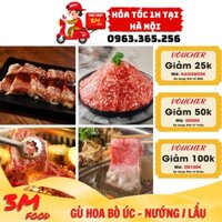 Gù bò Úc Thái nướng / lẩu Khay 500gr [ Hỏa tốc tại Hà Nội ] 3M FOOD GS
