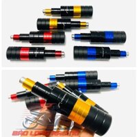 Gù chống đổ Sau nhôm Đúc CNC 2 màu gắn xe máy Exciter,Winner,Satria....