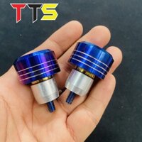 GÙ INOX MẪU ZIN YAMAHA MẠ TITAN XANH TÍM NỔI BẬT ĐẸP MẮT